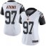Nike Cincinnati Bengals #97 Geno Atkins White Womens Stitched NFL Limited Rush Jersey
