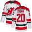 Adidas New Jersey Devils #20 Blake Coleman White Alternate Authentic Stitched NHL Jersey