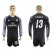 Real Madrid #13 K.Casilla Sec Away Long Sleeves Soccer Club Jersey