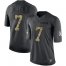 Nike Carolina Panthers #7 Kyle Allen Black Mens Stitched NFL Limited 2016 Salute to Service Jersey