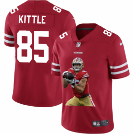 San Francisco 49ers #85 George Kittle Nike Team Hero 3 Vapor Limited NFL Jersey Red