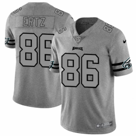 Philadelphia Eagles #86 Zach Ertz Mens Nike Gray Gridiron II Vapor Untouchable Limited NFL Jersey