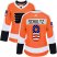 Adidas Philadelphia Flyers #8 Dave Schultz Orange Home Authentic USA Flag Womens Stitched NHL Jersey