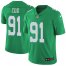 Nike Philadelphia Eagles #91 Fletcher Cox Green Mens Stitched NFL Limited Rush Jersey
