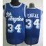 Los Angeles Lakers 34 Shaquille ONeal Blue Hardwood Classics Revolution 30 NBA Jerseys Cheap