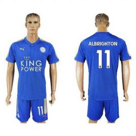 Leicester City #11 Albrighton Home Soccer Club Jersey