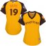 Baltimore Orioles #19 Chris Davis Gold 2016 All-Star American League Womens Stitched MLB Jersey