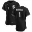 Chicago White Sox #1 Nick Madrigal Mens Nike Black Alternate 2020 Authentic Player MLB Jersey