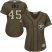 Houston Astros #45 Gerrit Cole Green Salute to Service Womens Stitched MLB Jersey