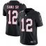 Nike Atlanta Falcons #12 Mohamed Sanu Sr Black Alternate Mens Stitched NFL Vapor Untouchable Limited Jersey