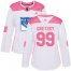 Adidas New York Rangers #99 Wayne Gretzky White/Pink Authentic Fashion Womens Stitched NHL Jersey
