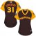 Washington Nationals #31 Max Scherzer Brown 2016 All-Star National League Womens Stitched MLB Jersey