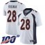 Nike Denver Broncos #28 Royce Freeman White Mens Stitched NFL 100th Season Vapor Limited Jersey