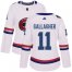 Adidas Montreal Canadiens #11 Brendan Gallagher White Authentic 2017 100 Classic Womens Stitched NHL Jersey