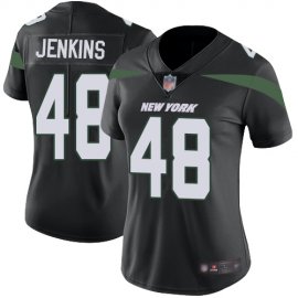 Nike New York Jets #48 Jordan Jenkins Black Alternate Womens Stitched NFL Vapor Untouchable Limited Jersey