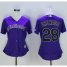 Colorado Rockies #28 Nolan Arenado Purple Alternate Womens Stitched MLB Jersey