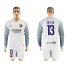 Barcelona #13 Cillesse White Goalkeeper Long Sleeves Soccer Club Jersey