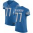 Nike Detroit Lions #77 Frank Ragnow Blue Team Color Mens Stitched NFL Vapor Untouchable Elite Jersey