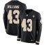 Nike New Orleans Saints #43 Marcus Williams Black Team Color Mens Stitched NFL Limited Therma Long Sleeve Jersey