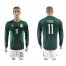Mexico #11 C.Vela Home Long Sleeves Soccer Country Jersey