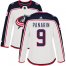 Adidas Columbus Blue Jackets #9 Artemi Panarin White Road Authentic Womens Stitched NHL Jersey
