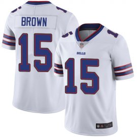 Nike Buffalo Bills #15 John Brown White Mens Stitched NFL Vapor Untouchable Limited Jersey