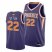 Nike Phoenix Suns #22 Deandre Ayton Mens 2021 NBA Finals Bound Swingman Icon Edition Jersey Purple Mens