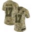 Nike Buffalo Bills #17 Josh Allen Camo Womens Stitched NFL Limited 2018 Salute to Service Jersey