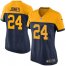 Nike Green Bay Packers #24 Josh Jones Navy Blue Alternate Womens Stitched NFL New Elite Jersey