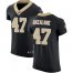 Nike New Orleans Saints #47 Alex Anzalone Black Team Color Mens Stitched NFL Vapor Untouchable Elite Jersey