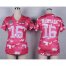 Nike San Francisco 49ers #16 Joe Montana Pink Womens Stitched NFL Elite Camo Fashion Jersey
