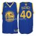 Mens Golden State Warriors #40 Harrison Barnes Royal Blue Stitched 2016 The Finals Road Swingman NBA Jersey