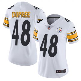 Nike Pittsburgh Steelers #48 Bud Dupree White Womens Stitched NFL Vapor Untouchable Limited Jersey