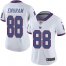 Nike New York Giants #88 Evan Engram White Womens Stitched NFL Limited Rush Jersey