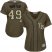 Tampa Bay Rays #49 Tommy Hunter Green Salute to Service Womens Stitched MLB Jersey