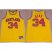 Maryland Terrapins #34 Len Bias Yellow Basketball Stitched NCAA Jersey