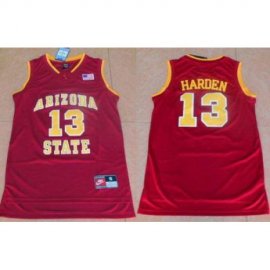 Arizona State Sun Devils #13 James Harden Red Stitched NCAA Basketball Jersey