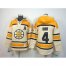 Boston Bruins #4 Bobby Orr Cream Sawyer Hooded Sweatshirt Stitched NHL Jersey