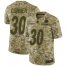 Nike Pittsburgh Steelers #30 James Conner Camo Mens Stitched NFL Limited 2018 Salute To Service Jersey