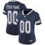 Nike Dallas Cowboys Customized Navy Blue Team Color Stitched Vapor Untouchable Limited Womens NFL Jersey