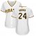 Pittsburgh Pirates #24 Chris Archer White Home Womens Stitched MLB Jersey