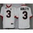 Georgia Bulldogs 3 Todd Gurley II White Limited SEC Patch Stitched NCAA Jersey