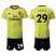 Arsenal #29 Xhaka Yellow Soccer Club Jersey