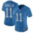 Nike Detroit Lions #11 Marvin Jones Jr Blue Throwback Womens Stitched NFL Vapor Untouchable Limited Jersey
