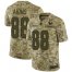 Nike Houston Texans #88 Jordan Akins Camo Mens Stitched NFL Limited 2018 Salute To Service Jersey