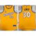 Golden State Warriors #30 Stephen Curry Gold New Throwback Stitched NBA Jersey
