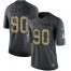 Nike Houston Texans #90 Jadeveon Clowney Black Mens Stitched NFL Limited 2016 Salute to Service Jersey