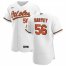 Baltimore Orioles #56 Hunter Harvey Mens Nike White Home 2020 Authentic Player MLB Jersey