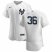 New York Yankees #36 Mike Ford Mens Nike White Navy Home 2020 Authentic Player MLB Jersey