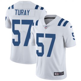 Nike Indianapolis Colts #57 Kemoko Turay White Mens Stitched NFL Vapor Untouchable Limited Jersey